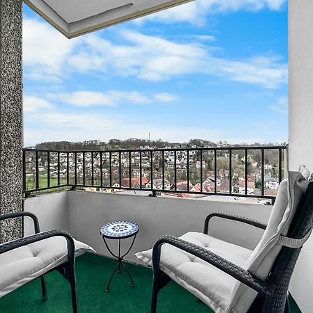 Ausblick Spessart Ferienwohnung Naehe Therme Und Salzgrotte 바트소덴살뮨스터 외부 사진